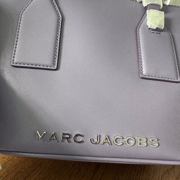 NEW! NWT! Marc Jacobs Trademarc Mini Tote Crossbody -Lavender Soffiano Leather - Picture 7 of 10